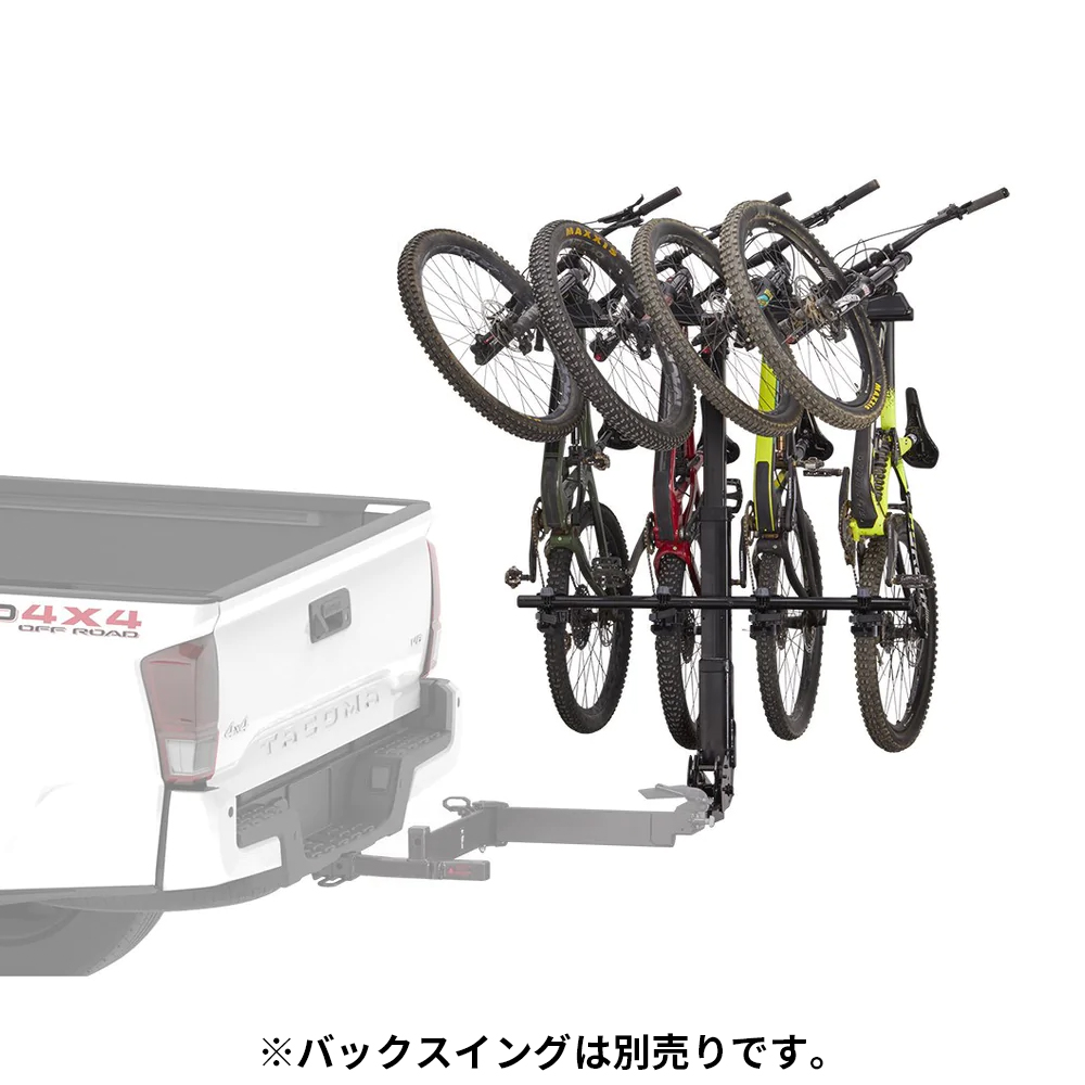 定番限定SALEヤキマ YAKIMA リッジバック4 RIDGE BACK4 ヒッチメンバー2インチ対応　バイクフレームアダプター付　チューブトップ 自転車用キャリア